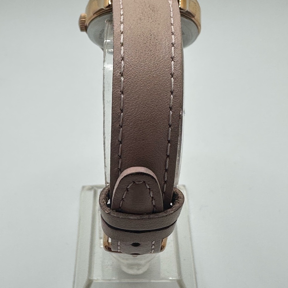 Women’s Timex Quartz Watch Gold Tone And Pink Strap - Picture 6 of 10